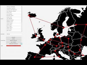 Traveling Salesman - Simulated Annealing