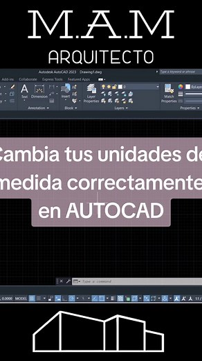 Cambia tus unidades de medida correctamente en AUTOCAD