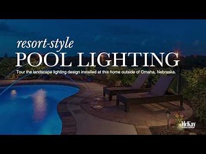 Outdoor Pool Lighting - Tiki Torch Lighting - Outdoor Lighting around Pool | McKay Lighting Omaha NE