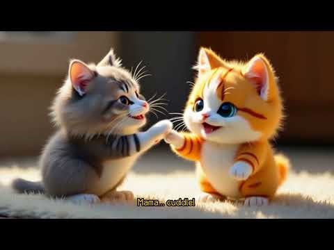 Mama Cat Hugs Kittens – Heartwarming Bedtime Story for Kids | Relaxing Sleep Story