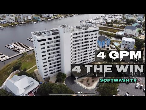 4 GPM Pressure Washer vs. 11-Story Building - The Ultimate Pressure Washing Challenge