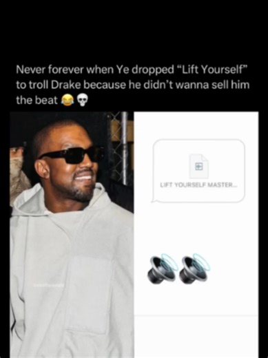 HE REALLY DID THIS ON PURPOSE?! 😳🔥THIS WAS A TROLL 😭🔥HE WASTED THIS BEAT… OR DID HE? 👀THIS MAKES NO SENSE 😳💀 Ye actually says “this next verse… BARS” 😂💀💀 🎤 “Lift Yourself” by Kanye West was released 8 years ago today… it was basically a Drake diss 😢 On this date in 2018, Ye surprise-released this sick track with a beautiful soulful beat that Drake had been trying to get from him. Rather than give that beat to Drake, he made it the basis of one of his funniest tracks with the classic 