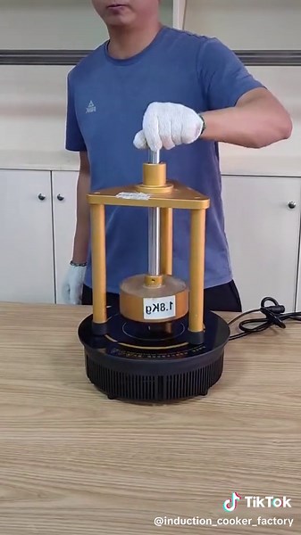 Cookermore Induction Cooker Crystal Plate Test Video