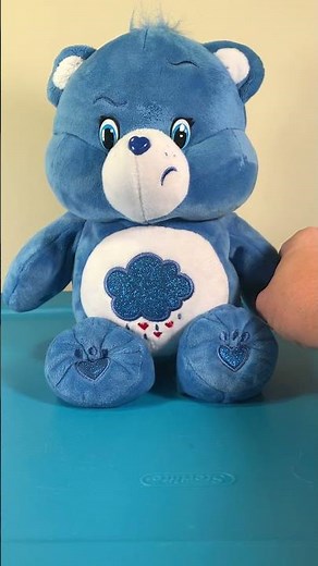 Care Bear Blue Plush Grumpy Bear Talking Singing Musical 2015 14" - SEE VIDEO!