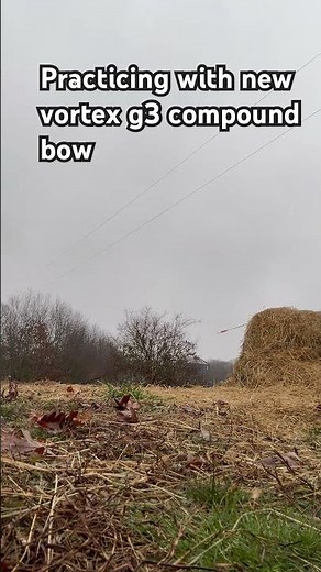 Practicing with new vortex g3 compound bow #bowhunting #bowseason #jesus