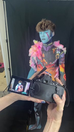 What do you see?! Follow for more body art! 🥳💜🎉 #uvbodyart #bodyartuv #brandonmcgill #blvisuals @Tannor Reed