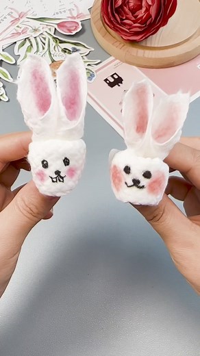 15K views · 80 reactions | Title: "Upcycled Face Towel Rabbits: A Creative Parent-Child Handmade Project" Hashtags: #HandmadeLittleWhiteRabbit #ParentChildHandmade #CreativeHandmade paper craft ideas | paper craft ideas | Facebook