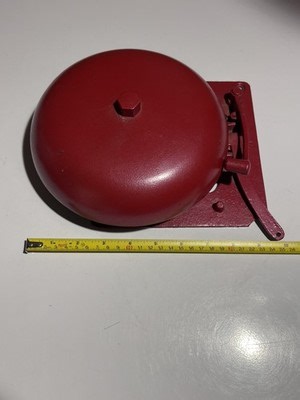 Vintage Mechanical Cast Iron Bell/ Alarm Boxing School Fire Door Antique Working | eBay