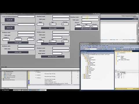 Siemens TIA Portal HMI tutorial – How to edit table from WinCC RT (SQL / HMI RT)