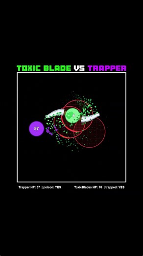 Toxic Blade VS Trapper Simulation