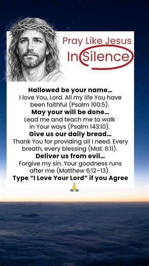 Pray Like Jesus 🙏 Read This Scripture Prayer In Silence