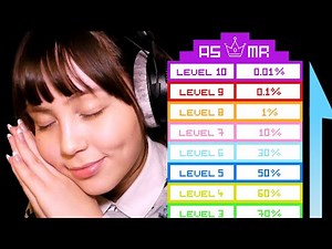 ASMR ONLY 0,01% WILL REACH LEVEL 10 WITHOUT SLEEPING💤😪君は寝ないでASMRレベル10まで達成できるかな？