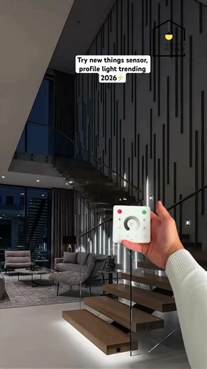 1-Upgrade your stairs with Sensor Profile Lighting trending 2026, ￼✨🏡#home #stairs #lighting