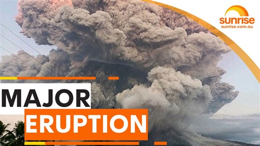 Indonesia volcano erupts