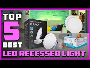 Top 5 Best Led Recessed Lights for Kitchen/Basement/Shower/Sloped Ceiling/Drop Ceiling [Review 2023]