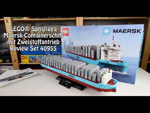 Review of the LEGO Maersk dual-fuel container ship (Set 40955 - ANE MÆRSK)