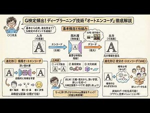 #5-8【G検定対策】オートエンコーダとは？基本から積層・変分までディープラーニングの要素技術を徹底解説