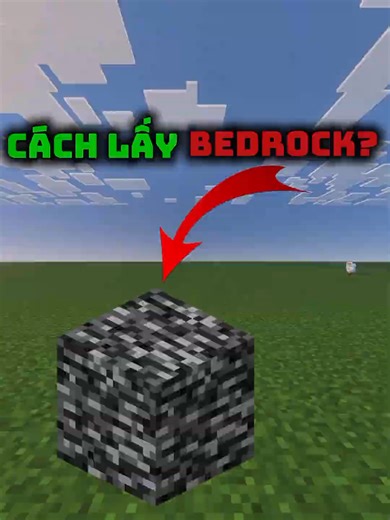 Cách lấy bedrock trong Minecraft chế độ sinh tồn