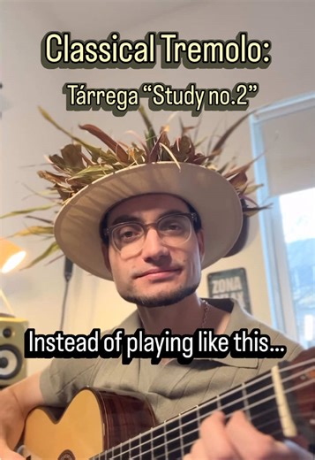 🎸 Tárrega – Study No. 2 (Tremolo Arrangement) A short performance of this beautiful study by Francisco Tárrega, arranged here for classical guitar tremolo. The tremolo technique creates the illusion of a sustained melodic line while the accompaniment moves underneath — one of the most expressive textures on the instrument. PDF and Guitar Pro files for this arrangement are available on my Patreon. 💫 Organized lessons & content on Patreon — $5/month 🌐 Subscribe to the mailing list on my website