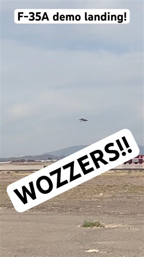 F-35A demo landing