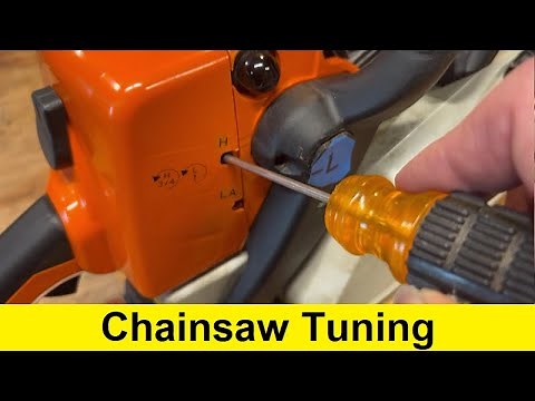 How To Tune a Chainsaw