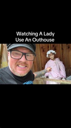 Clermont Historic Village Outhouse - Watch the full vlog on YouTube #ClermontHistoricVillage #ClermontFlorida #Outhouse #RoadsideAttraction #History