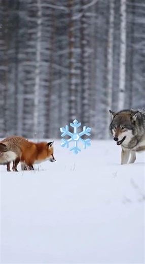 🦊Fox VS Wolf🐺 #trend