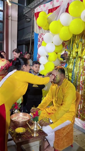 Happyy married life brotherrr❤️📿11/28 Haldi Ceremony #fypシ゚ #whynotmedear #foryourpages #haldiceremony #brother #happymarriedlife March 11