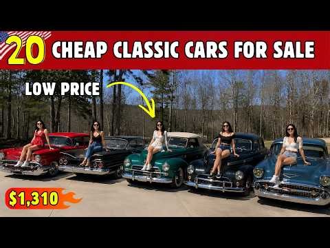 20 Cheap Classic Cars For Sale by Owner today