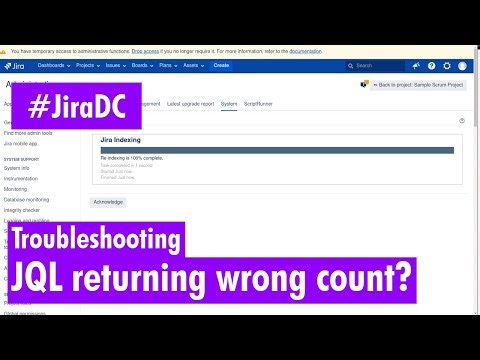 Jira Data Center - Troubleshooting JQL problems and indexing