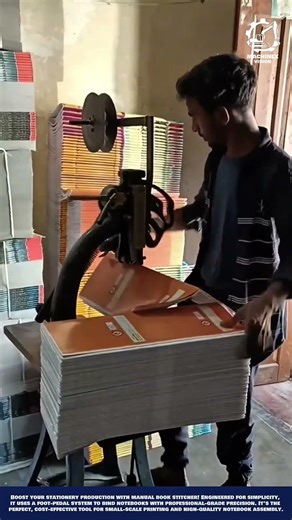 Productive Machine Book Stitcher to Create Perfect Spines for Notebooks