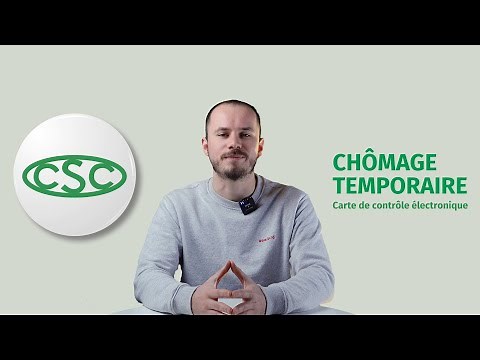 Chômage temporaire : carte de contrôle électronique