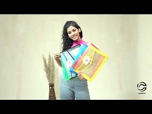 Transparent Poly-Plastic A4/FS Envelope Folder | Document Storage Bag | Certificate Holder Combo