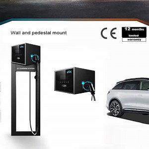 [Hot Item] RFID Ocpp 1.6j Electric Car LCD Screen EV Charging Station Pile