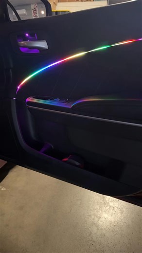 Scatpack charger in for some interior ambient lighting, Rockford Fosgate T0 12 inch subwoofers and thousand watt power series amplifier and Kenwood speakers all wrapped up today! @rockfordfosgate @racesport | Audio Source