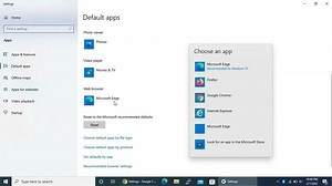 Change to Microsoft edge to Internet explorer | Default Web browser in Windows 10 #defaultsetting