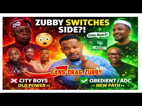Fans blast Zubby Micheal for dumping Tinubu and Obi Cubana for Peter Obi😭Fans drag zubby