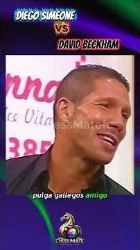 ⚽💥Diego Simeone vs David Beckham #cholosimeone #davidbeckham #futbol