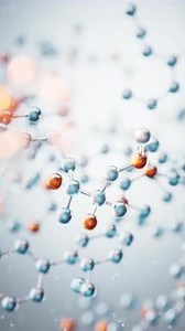 Transparent molecules background