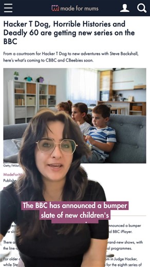 CBBC & CBeebies new shows 2026: Hacker T Dog, Horrible Histories, Deadly 60