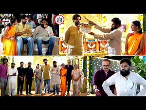 Pawan Kalyan with Niharika & Varun Tej | Bhari Movie Pooja Ceremony | greatandhra.com