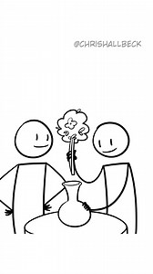 71K views · 1.9K reactions | Getting flowers. #flowers #comics #animation | Chris Hallbeck | Facebook