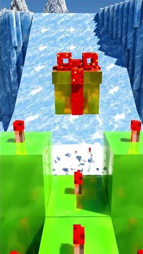 Minecraft Santa's Infinite Gift Factory! 🎅🎁 (Satisfying Loop) #Shorts #Christmas #ASMR