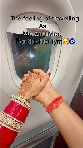 First trip after marriage 🫶🏻🧿😍 #trending #love