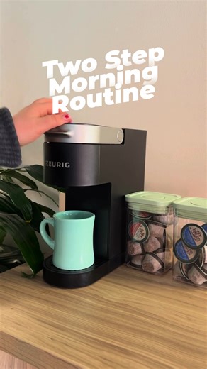 2 step morning routine. Step 1: Press a button. Step 2: Actually, that’s it. Follow us for more life hacks. #GroundedInNewEngland | New England Coffee