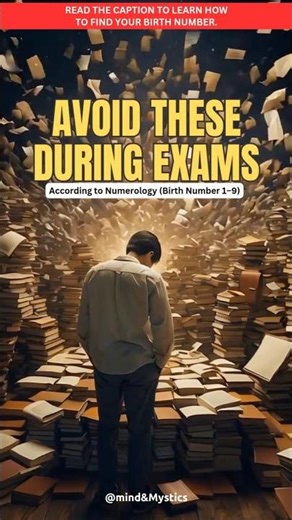 Things Every Child Should Avoid During Exams as per Numerology