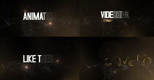 Cinematic Text Title Animation