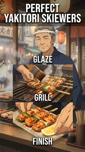 Perfectly Glazed Japanese Yakitori at Home #yakitori #japanesefood #easyrecipe