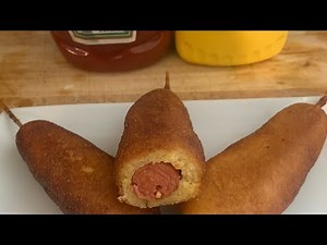Easy homemade tasty corned dog recipe|#datboicancook #corndog