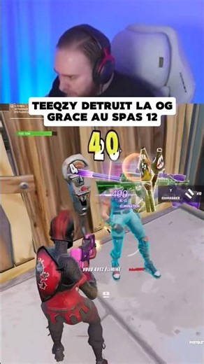 Teeqzy ARRACHE tous le monde avec le SPAS 12 #fortnite #teekzie #fortniteclips #teeqzy #spas12 #fyp